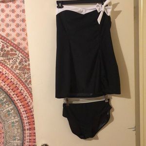 2 for $13🛍 NWOT strapless tankini and brief